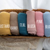 Personalised Embroidered Name Blanket