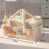 Personalized Plush Baby Organizer Basket