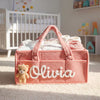 Personalized Plush Baby Organizer Basket
