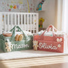 Personalized Plush Baby Organizer Basket