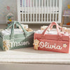 Personalized Plush Baby Organizer Basket