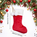 Personalized Christmas Stocking and Gift Sack Set