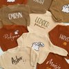 Halloween Embroidered kids name sweater