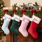 Personalized Christmas Stocking and Gift Sack Set