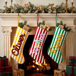 Personalized Striped Christmas Stocking