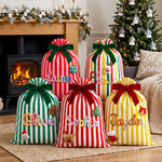 Personalized Striped Christmas Gift Sack
