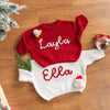 Xmas embroidered kids name sweater