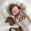 Hand embroidered kids name sweater