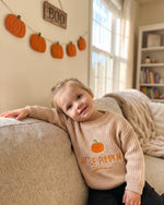 Halloween Embroidered kids name sweater