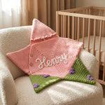 Personalized Crochet Baby Star Suit – Hooded Newborn Outfit with Name