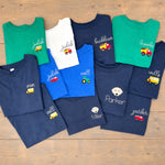 Personalized Kid's Name Embroidered Shirt | Toddler Monogram Tee | Boys & Girls Back to School T-Shirt