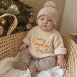 Halloween Embroidered kids name sweater