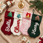 Personalized Paw-Shaped Pet Christmas Stocking