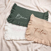 Floral Personalized Baby Blanket – Custom Name Knit Blanket, Soft Newborn Gift