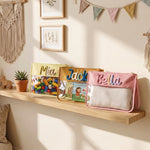 Personalized Baby Diaper Pouch – Custom Name Organizer Bag, Travel Diaper Clutch, New Mom Gift