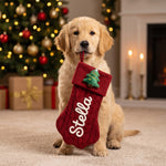 Personalized Paw-Shaped Pet Christmas Stocking