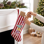 Personalized Striped Christmas Stocking