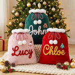 Personalized Velvet Christmas Gift Sack