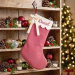 Personalized Mixed-Pattern Christmas Stocking
