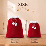 Personalized Velvet Christmas Gift Sack