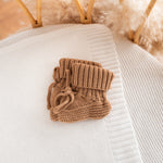 Chunky Knit Baby Booties – Handmade Knit Infant Shoes, Newborn Gift
