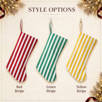 Personalized Striped Christmas Stocking
