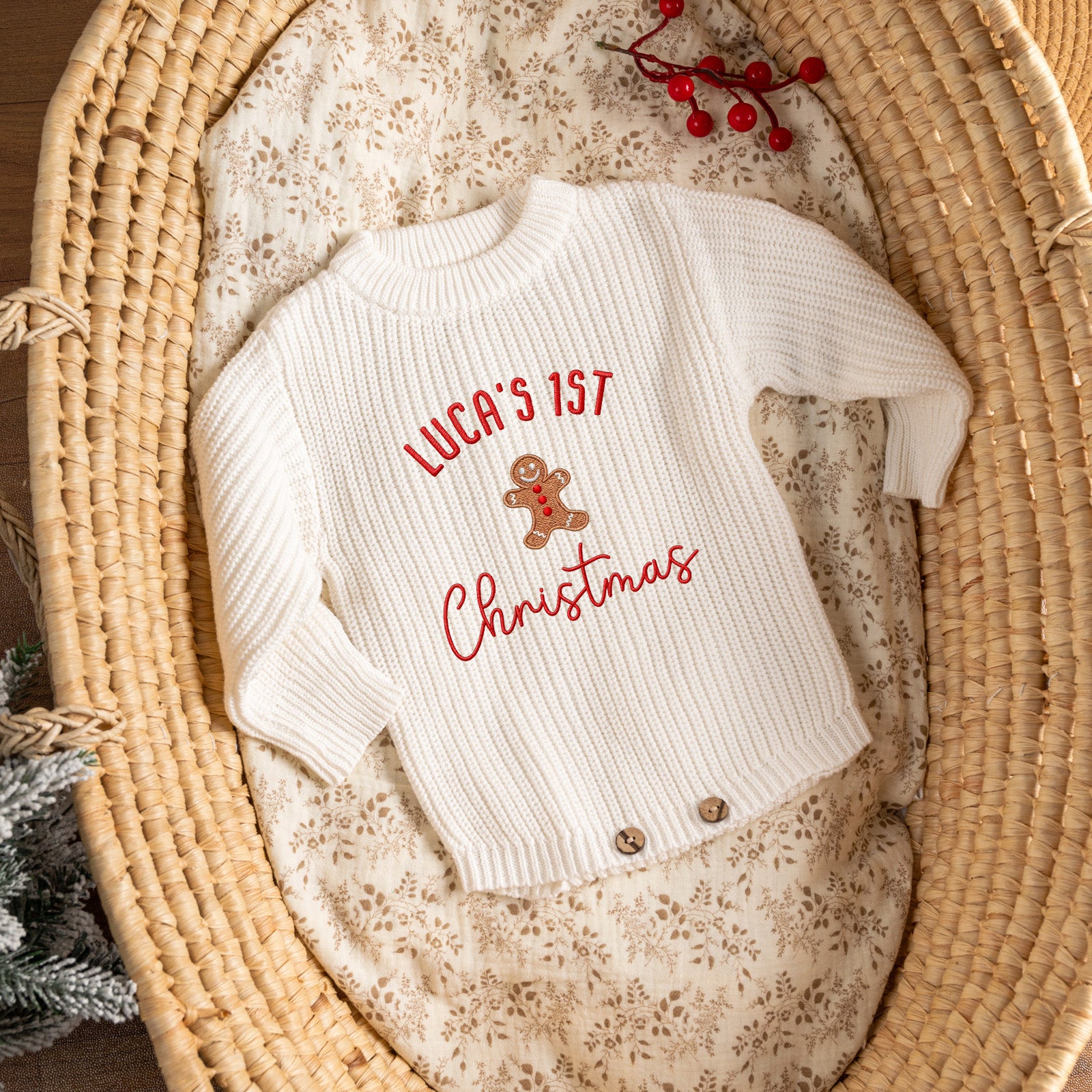 Christmas Chunky Knit Romper