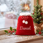 Personalized Christmas Stocking and Gift Sack Set