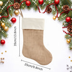 Personalized Neutral Cable Knit Christmas Stocking