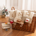 Custom Name Knitted Stockings, Large 18” Embroidered Customized Stocking -A