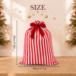 Personalized Striped Christmas Gift Sack