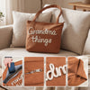 Personalized Mom Tote Bag – Custom Name Corduroy Diaper Bag, Stylish Mommy Bag, Baby Shower Gift
