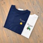 Personalized Kid's Name Embroidered Shirt | Toddler Monogram Tee | Boys & Girls Back to School T-Shirt