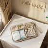 Personalized Baby Diaper Pouch – Custom Name Organizer Bag, Travel Diaper Clutch, New Mom Gift