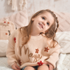 Hand embroidered kids name sweater