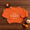 Halloween Embroidered kids name sweater