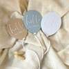 Hello world Balloon &  Blanket Set