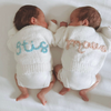 Hand embroidered kids name sweater