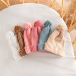 Chunky Knit Beanie – Soft Cotton Infant Hat, Newborn Essential Gift