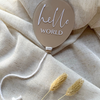 Hello world Balloon &  Blanket Set