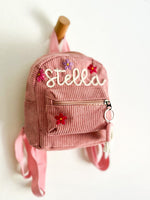 Personalized Kids Mini Backpack (0-18m) – Custom Name Toddler School Bag, Daycare Bag, Back to School Gift