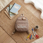 Personalized Quilted Toddler Backpack – Embroidered Name | Daycare & Preschool Bag