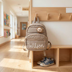 Personalized Quilted Toddler Backpack – Embroidered Name | Daycare & Preschool Bag