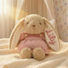Personalized Embroidered Bunny Plush Baby Gift