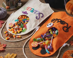Personalized Ghost Trick or Treat Bag - Halloween Candy Bag with Name