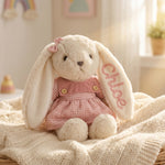 Personalized Embroidered Bunny Plush Baby Gift